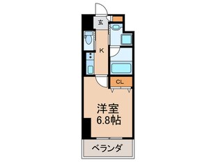 プレジオ都島本通の物件間取画像